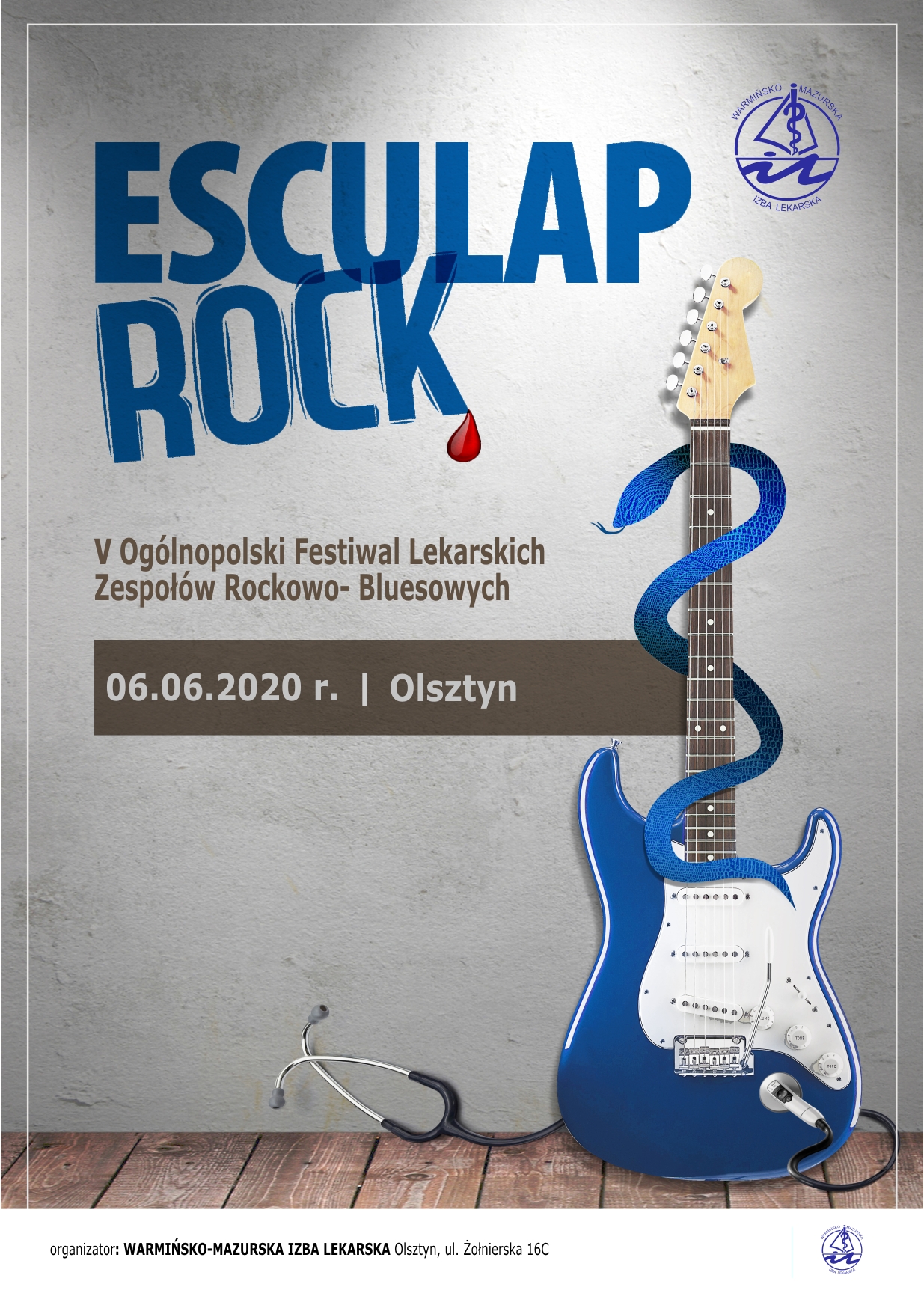 esculap rock - plakat